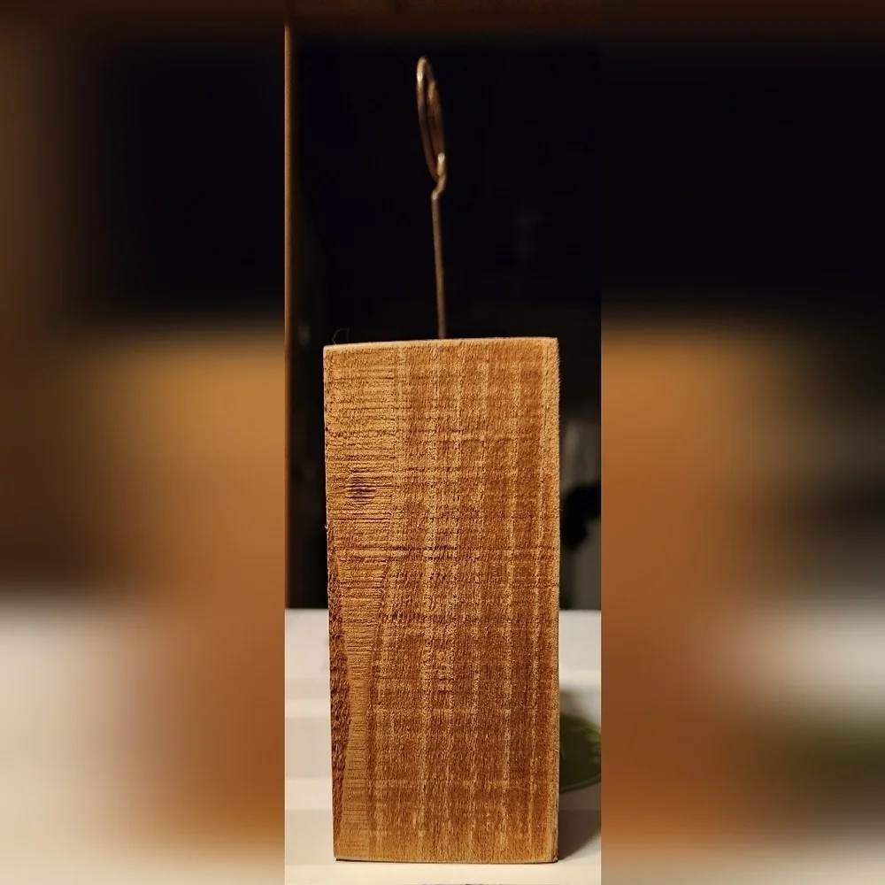 Rustic Wooden Photo Holder
